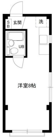 第2シブヤハイツの物件間取画像